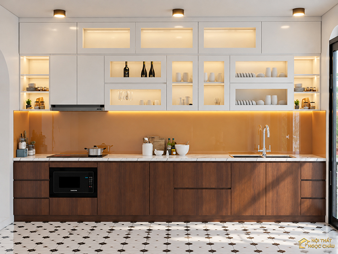 Tủ bêp laminate-Anh Cường 
